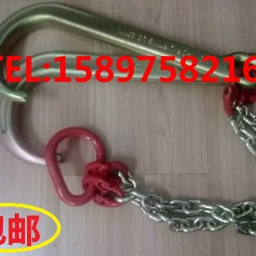 包邮清障车配件 双挂钩 拖车车钩 双J钩链钩 拖车钩子 3吨-5吨