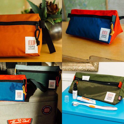 TOPO DESIGNS DOPP KIT 户外旅行出游露宿三角收纳包配件包洗漱包