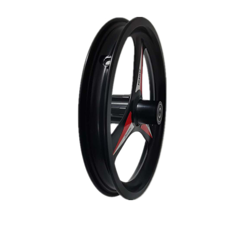 14寸折叠代驾电动自行车铝合金三刀一体轮真空胎内W外胎前轮毂总