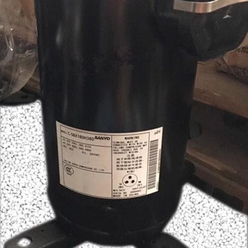 C-SBX180H38D原装SANYAO三洋5匹涡旋热泵带回油管并联压缩机 R22