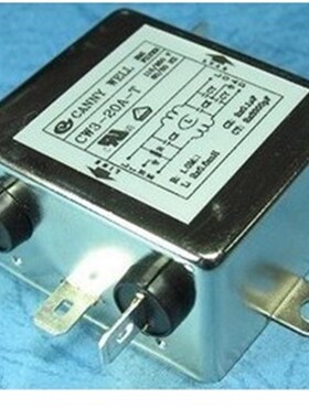 CANNY WELL EMI电源滤波器 CW3-20A-S 3A-20A 螺栓接线
