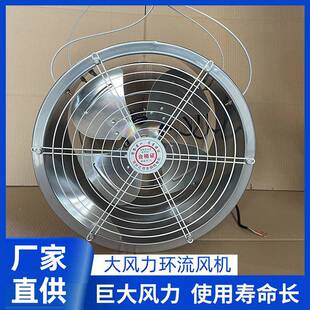 不锈钢环流风机排风扇设备养殖大棚车间配套内循环降温环流风机