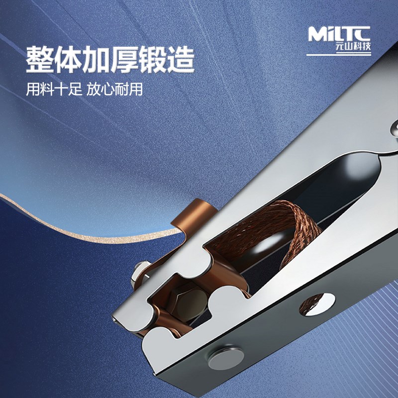 地线夹电焊机800A接线夹500A搭铁线大功率1000A焊把线美式接地钳