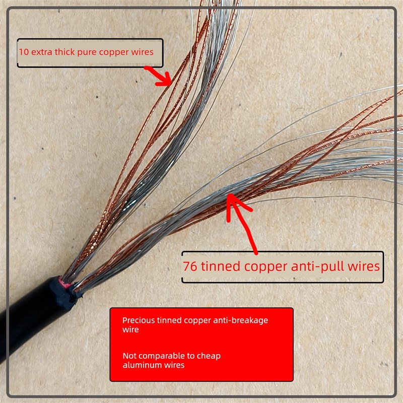 空调服装风扇连接线配件服装Dc3.8防破损USB接口通用36V三路开关