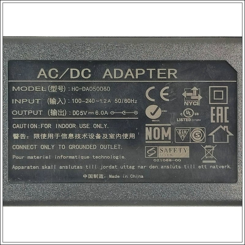 原装5v6a电源适配器5V4A3A2A1A5伏4安手机信号放大器机顶盒充电器