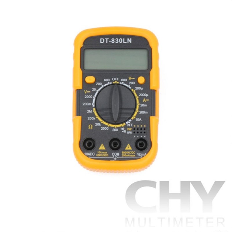 DT830LN 电工家用万能表小型迷你型数字万用表 带背光表笔电池