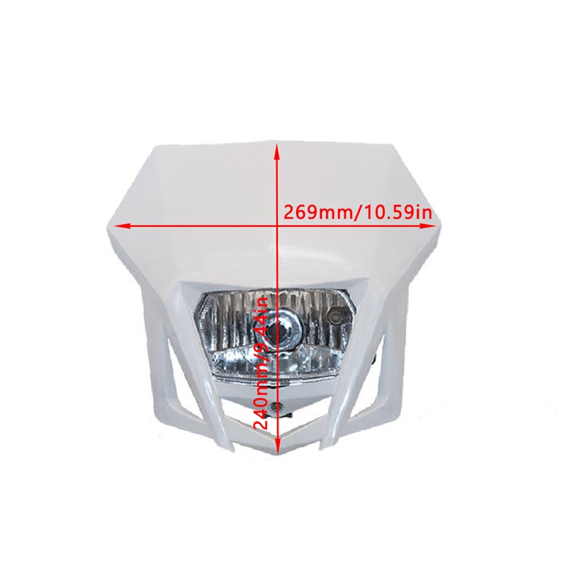 川崎鬼脸前大灯XR CRF 150 230大灯总成越野摩托车改装前车灯配件