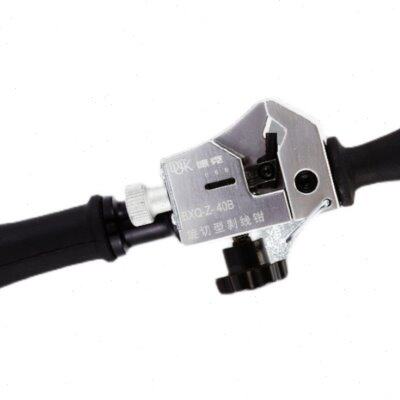 德克旋转剥皮器电缆导线剥线钳BXQ-Z-40B皮电缆剥工具剪钳光纤线