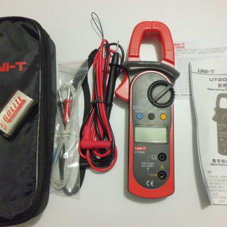 优利德钳形电流表 数字万用表 UT-204A 交直流温度电容600A