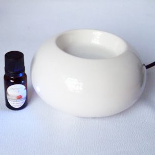 出口品质 FEA防干烧电子香薰炉 80度恒温香熏炉黑白色 送精油