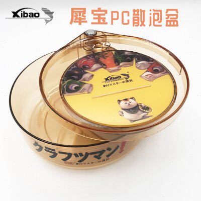 犀宝PC饵料盒拉饵盘磁盘食盒盆加厚大号双层散泡盆垂钓钓鱼用品