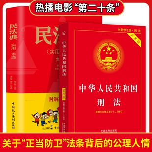 刑法实用版最新条例刑法典图解民法典及司法解释实用一本通大字版民法典实用一本通漫画图解 注释本司法解释汇编正版法律基础知识