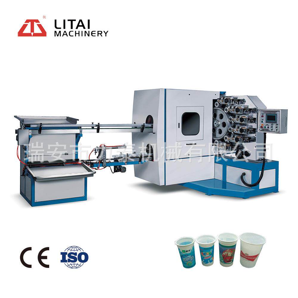 TJYT-6A全自动六色印杯机经济实用型塑料杯酸奶杯曲面印刷机器