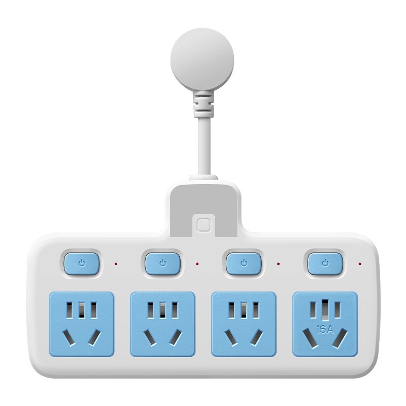 16A插座大功率4000W多功能多孔空调H热水器插排插板转换器插头厨