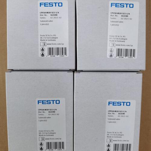 费斯托FESTO 原装全新 163190 CPV18-M1H-5LS-1/4