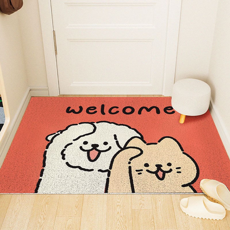 线条地垫家用入户门可裁剪丝圈门垫玄关M门口除尘蹭灰防滑地毯