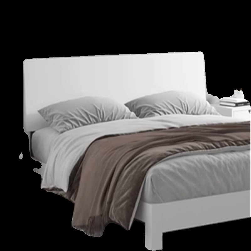 2023新款定制烤漆实木床头单买卖落地靠背智P能软包儿童收纳床头