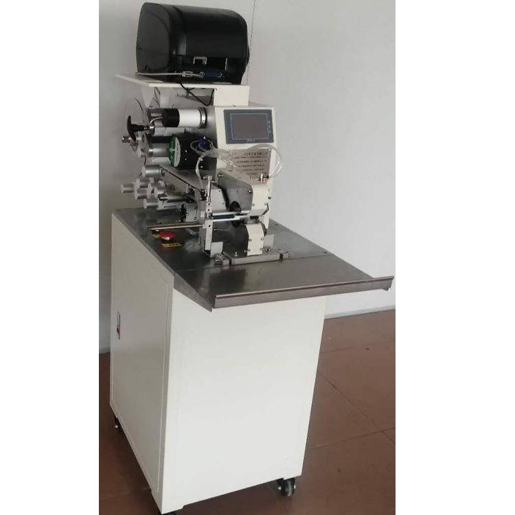 卷标机光纤线扁线圆线束线散线自动卷标共用机器厂家直销