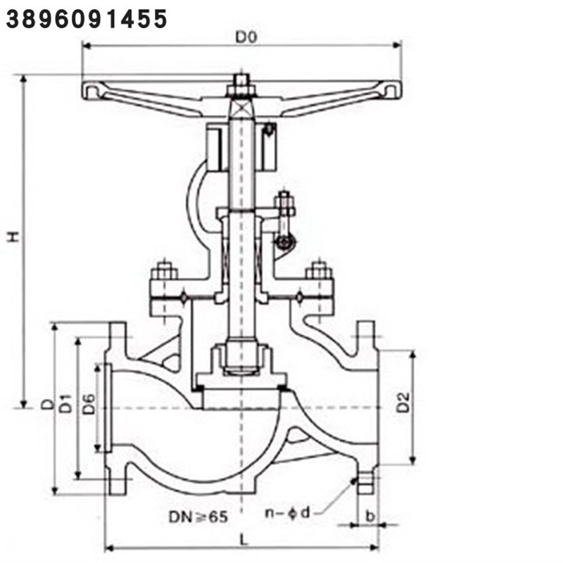 铸钢法兰截止阀J41H-1625C蒸汽锅炉导热油高温高压化工管道DN40