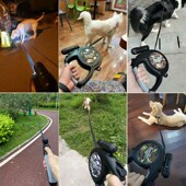 狗狗牵引绳中大型犬金毛阿拉斯加拉布拉遛狗绳子8米自动伸缩狗链