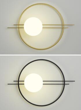 北欧创意装饰LED壁灯个性客厅过道走廊壁灯现代简约卧室床头壁灯