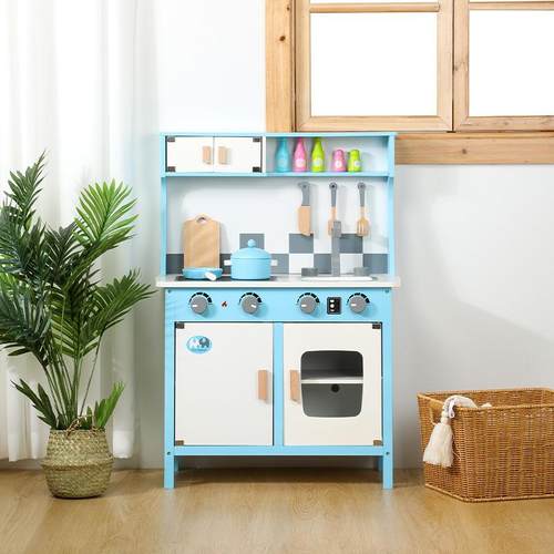 木质声光音效过家家厨房儿童益智亲子交流宝宝模仿做饭幼儿园玩具