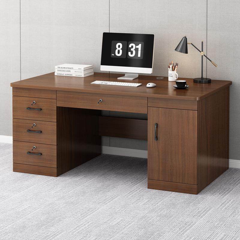 带锁办公桌家用电脑桌台式简约桌子工作台带抽屉书桌职员桌椅组合,特色手工艺,其他特色工艺品,淘宝优惠券,粉丝福利购,淘宝优惠卷