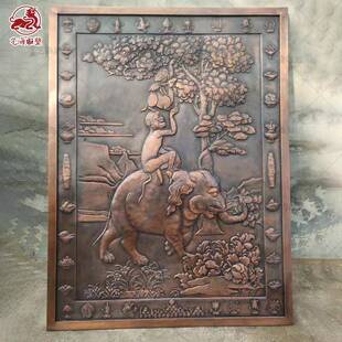 铸铜浮雕园林景观锻铜浮雕文化墙仿铜人物历史故事山水壁画墙
