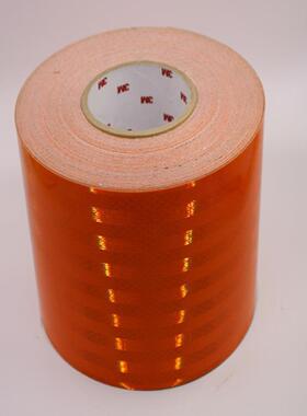 油罐车橙色带反光条液罐车蓝色反光膜15cm超强反光警示胶带