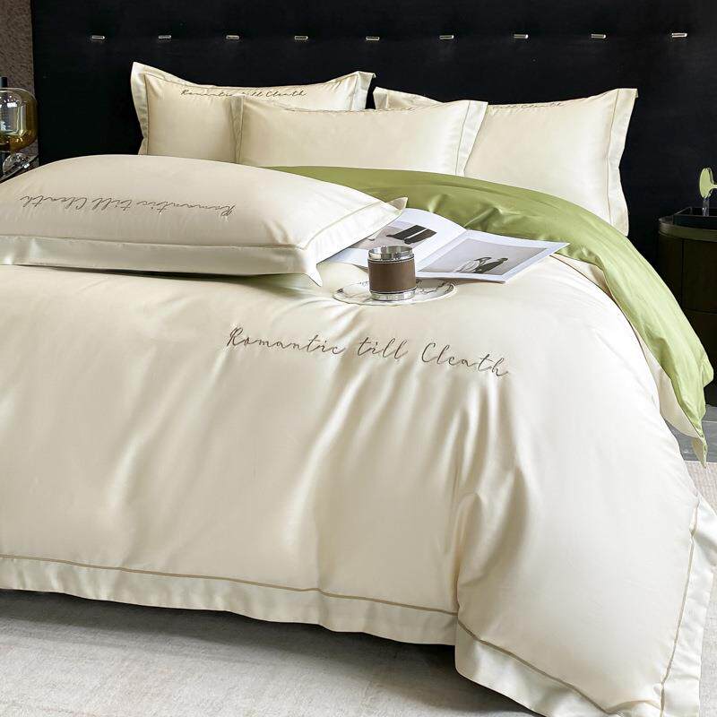 2024新款A类长绒棉四件套全棉100纯棉高级感被套床单床笠床上用品