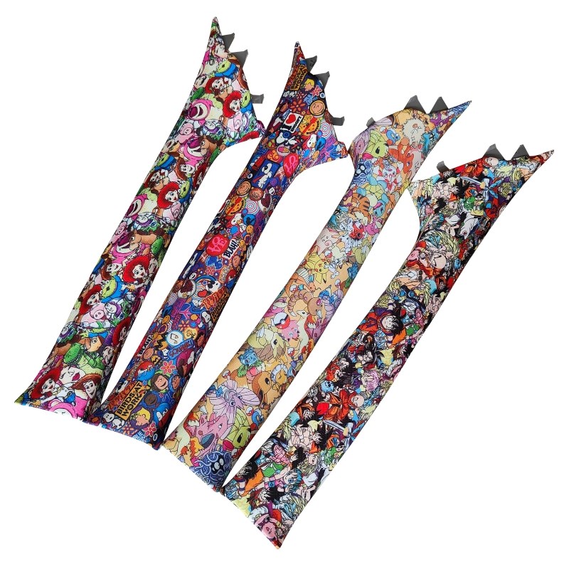 JDM汽车改装A柱贴修复贴布自粘背胶布七龙珠动漫卡通个性车贴膜布