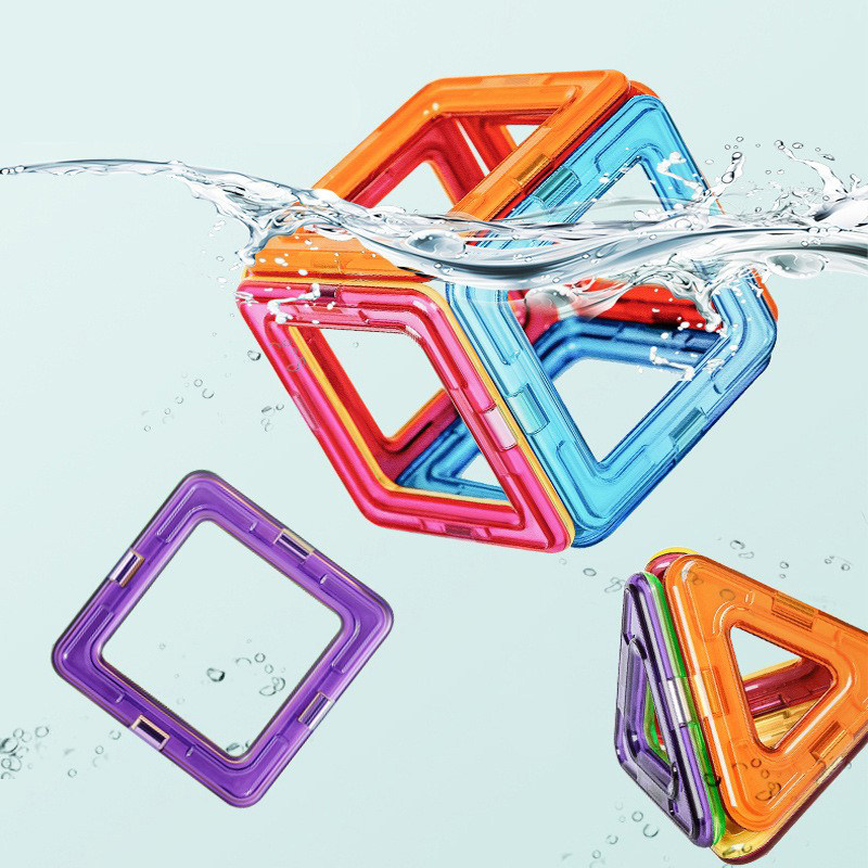 大号磁力片儿童益智玩具强磁性男孩女孩拼图宝宝磁铁贴拼装积木