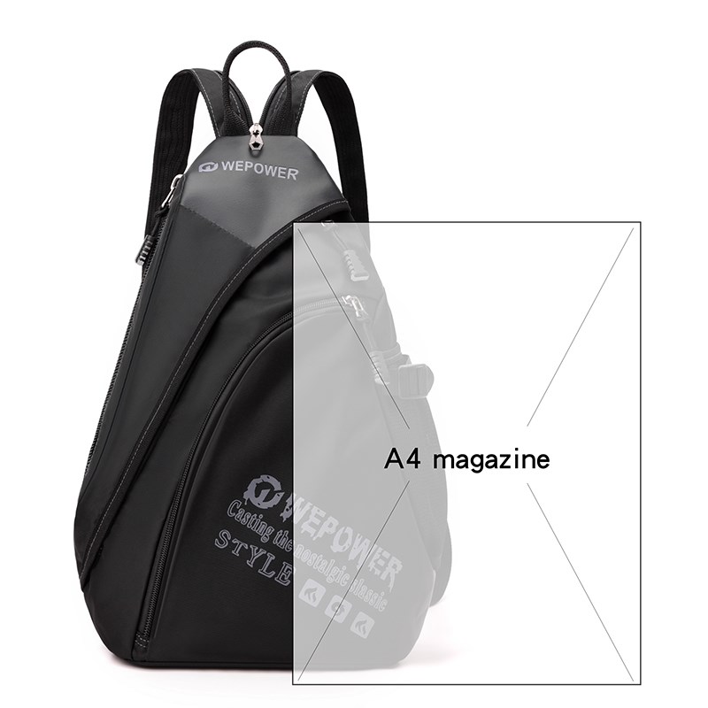 新款防水牛津布户外通勤旅行包多功能双肩包单肩包男士大容量胸包