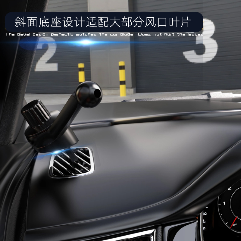 大众id.3/id4车载手机ID3汽车仪表台导航支架不挡出风口卡通