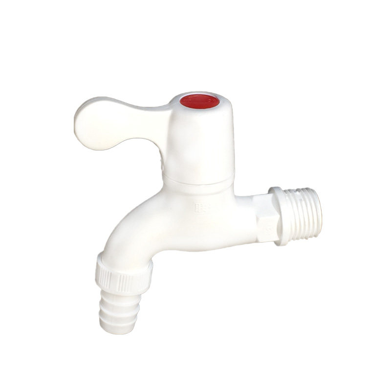 10个22元包邮 联塑PVC4分塑料水龙头 DN15 带咀快开关龙头 W83102