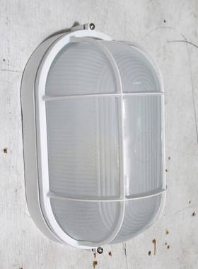 美式复古工业风loft白色壁灯民宿过道音乐餐厅户外防水铝铸装饰灯