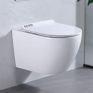 陶瓷椭圆形挂便配隐藏式 横排墙排坐便器902 水箱适合出口挂墙式