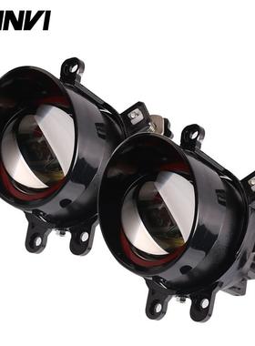 三为车灯SANVI3寸LED雾灯双光透镜35W6000K3000K丰-田支架雾灯