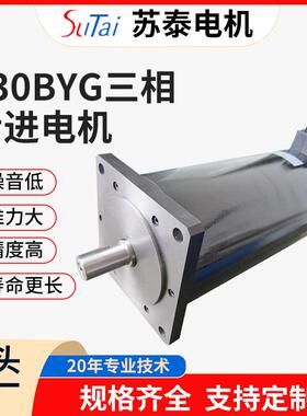 电机130BYG圆形大扭力步进电机130系列三相步进电机及驱动器