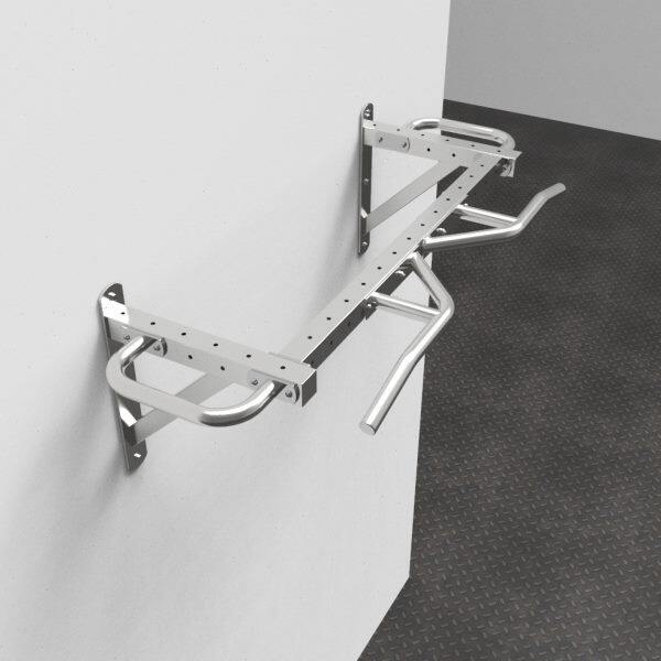 东际不锈钢墙体壁装深度款多功能家用引体向上单杠架吊架健身器材