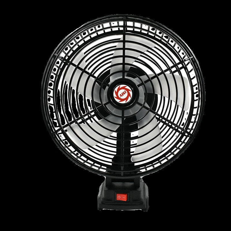 锂电池无刷风扇8寸户外露营维修钓鱼工地大功率家用充电式便携