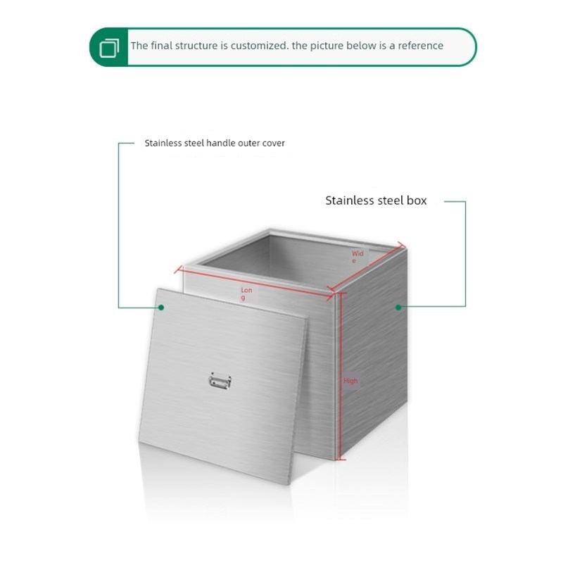 3不锈钢水箱揭盖挂墙式304移动蓄水池厨房厕所正方形储水桶