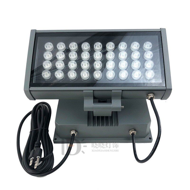 LED户外园林绿化108W全彩防水景观灯RGB定时遥控投光灯景观洗墙灯