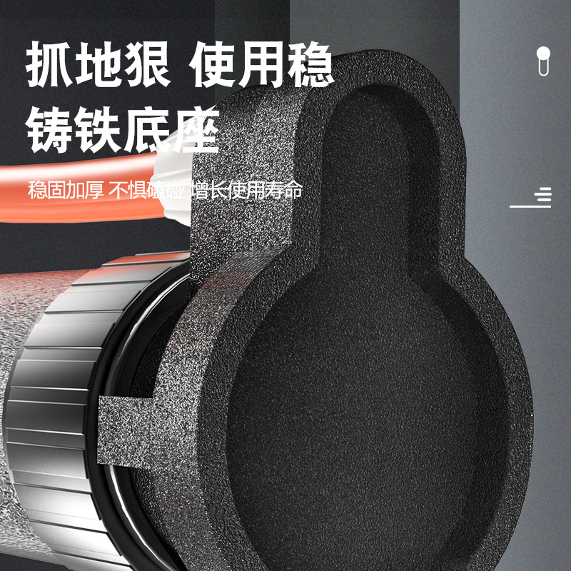 高压打气筒自行车汽车便携家用多功能加粗管子老式手动充气泵