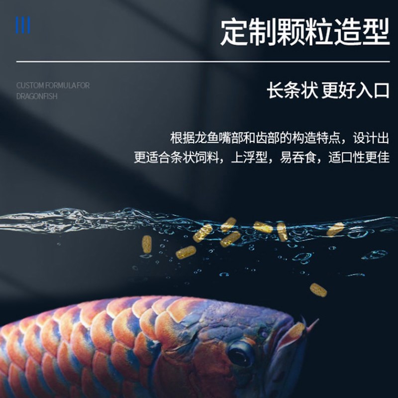 仟湖龙鱼饲料鱼食银龙鱼金龙鱼颗粒水族OF傲深G2G1鱼粮