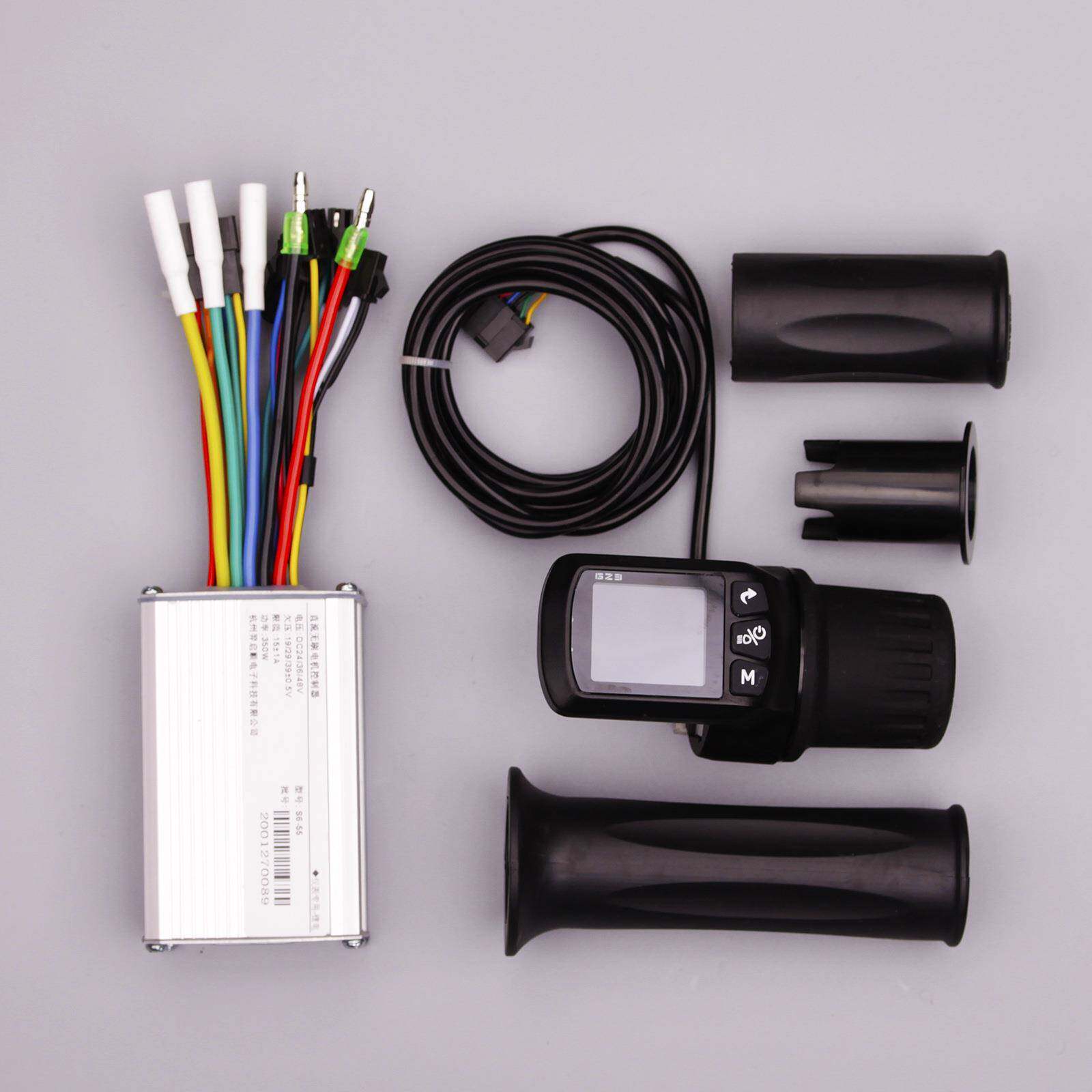 24V36V48V250W350W电动自行车滑板车锂电控制器液晶油门仪表助力