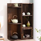 实木博古架茶杯架子茶壶收纳架茶具架多层中式 茶叶柜多宝阁置物架