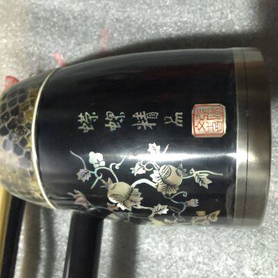 潮州乐器汉乐吊圭头弦外江弦二弦梅县弦全贝雕蝾螺