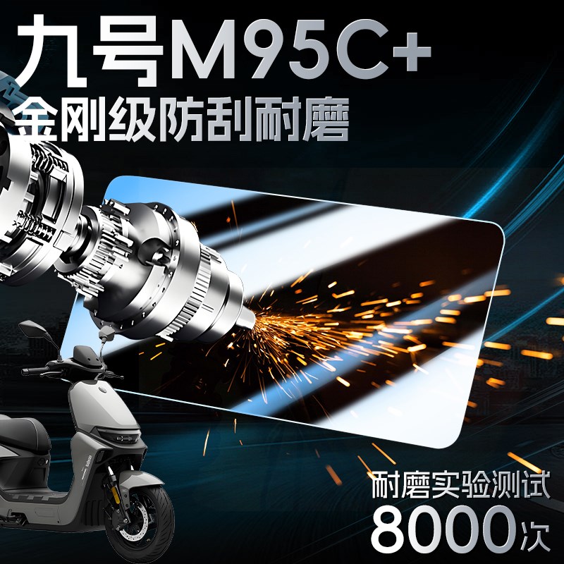 九号m95c+仪表膜钢化膜保护膜电动车显示屏膜9贴膜m95c十改装配件