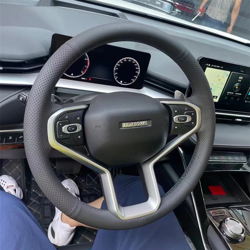 哈弗三代H6初恋赤兔大狗酷狗神兽坦克300风骏7炮手缝方向盘套